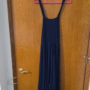 Elegant Navy Blue Maxi Dress